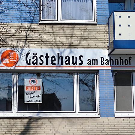 Gaestehaus Am Bahnhof, Self-Check-In Vechta Exteriör bild